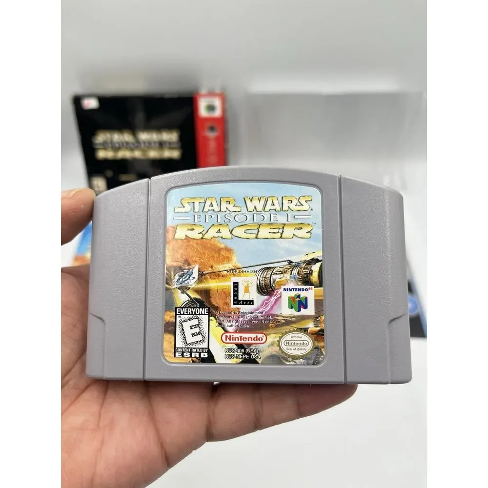 Nintendo 64 - Star Wars Episode 1: Racer w/ Insert & Protector - Complete/CIB